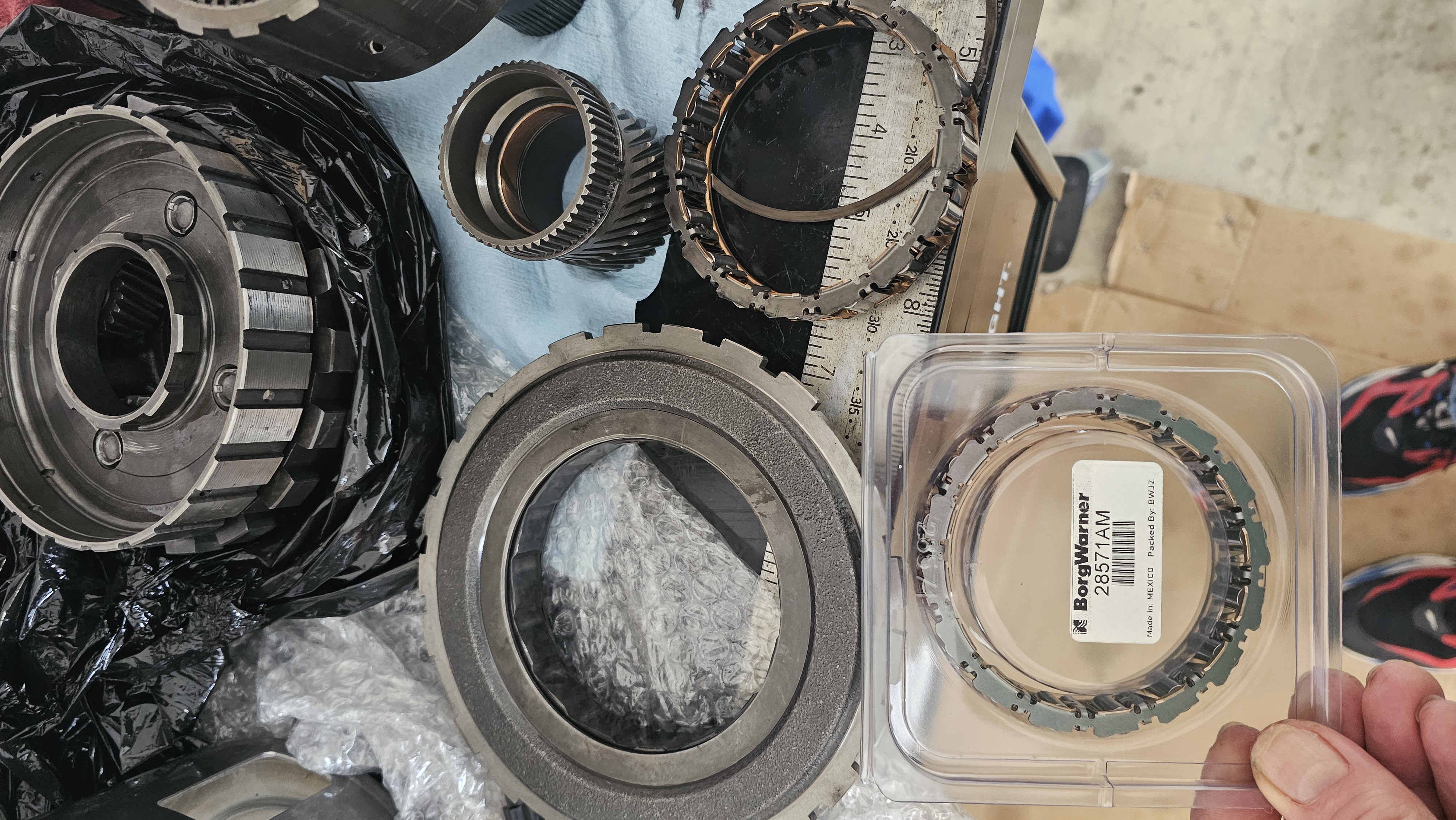 New replacement transmission component for Build 001